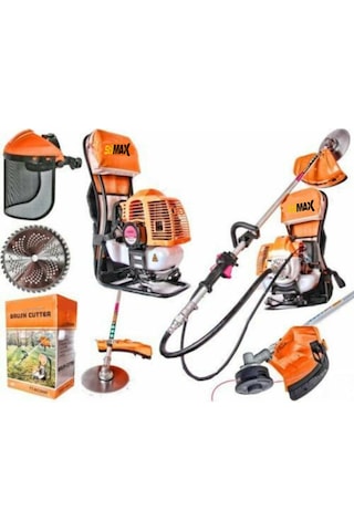 Stilmax STM-SBT-58CC 4 HP 2 Zamanlı Sırt Tipi Benzinli Motorlu Tırpan Ot Çim Çayır Biçme Kesme Makinesi