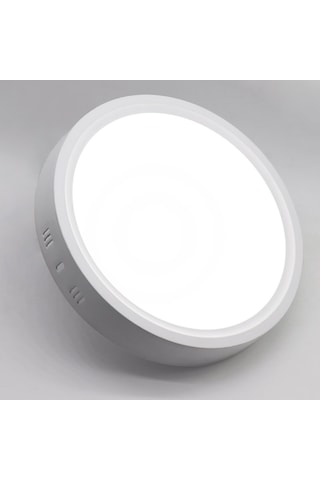 Sıvaüstü Led Yuvarlak Günışığı Tavan Aydınlatma Armatür 24W Beyaz