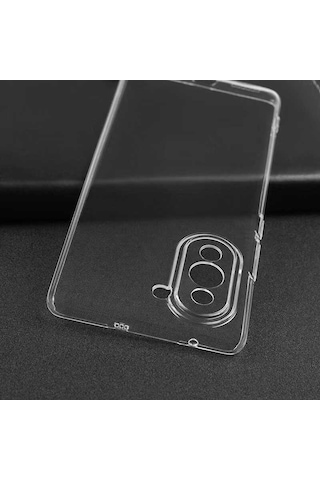 Huawei Nova 10 Pro Kılıf Şeffaf Silikon Hibrit Case Kapak
