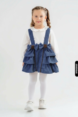Xo Kids Kız Çocuk Elbise 3-12 Ay 8312 Kahverengi
