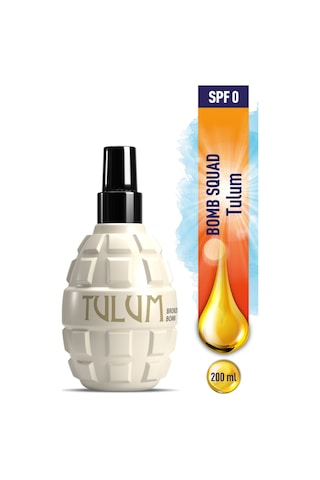 Eda Taşpınar Tulum Bronzing Bomb Bronzlaştırıcı Güneş Yağı SPF0 200 ML
