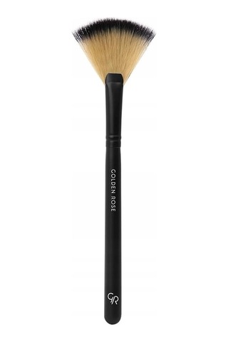 Fan Brush - Aydınlatıcı Ve Bronzer İçin Yelpaze Makyaj Fırçası Diğer