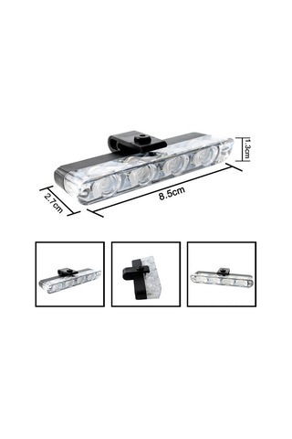 Geeksen 12v Kablosuz Kumanda 16 Led Oto Arka Panjur Işığı, 4'lü Klasörlü Parıltı Işığı, Kırmızı-mavi, Taşınabilir Ve Dayanıklı Diğer