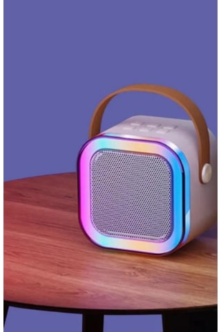 Fioplus K12 Taşınabilir Kablosuz Bluetooth Hoparlör Beyaz