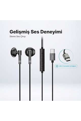 Rio Fit Style Usb-c Stereo Mikrofonlu Kulakiçi Kablolu Kulaklık Diğer