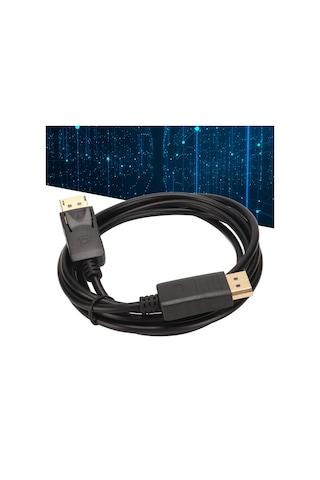 Springsun 1.8m Dp-dp Kablosu, 4k 30hz Ultra Hd, 24k Altın Kaplama, 5 Katlı Koruma, Esnek Dayanıklı Pu Kablo, Bilgisayar-monitör-projeksiyon Uyumlu