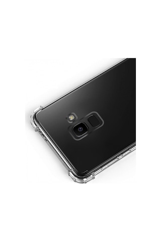 Blogy Galaxy J6 İle Uyumlu Crystal Fit Kılıf Crystal Clear