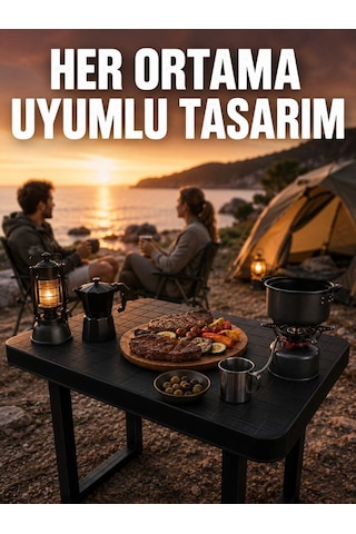 Çok Amaçlı Katlanır Kamp Masası Dayanıklı Piknik Balkon Bahçe Masası Diğer