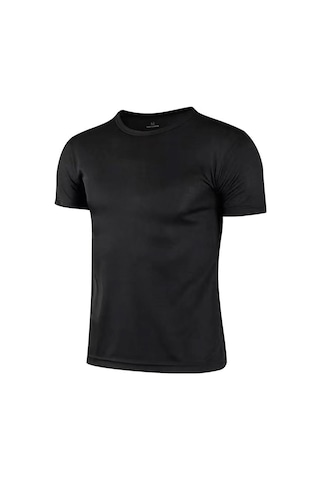 Siyah Spor Fitness T-shirt Erkek Yaz Örgü Serin Koşu Hafif Çabuk Kuruyan Kısa Kollu L-3xl