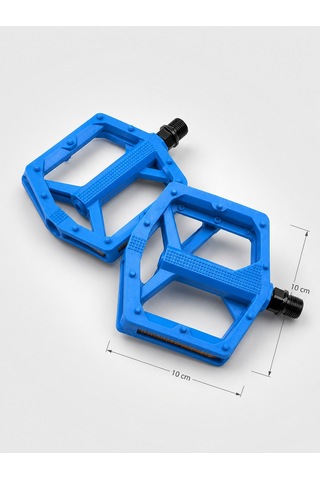 Heugers Drox Mx555 Kompozit Platform Pedal 111x106mm - Mavı