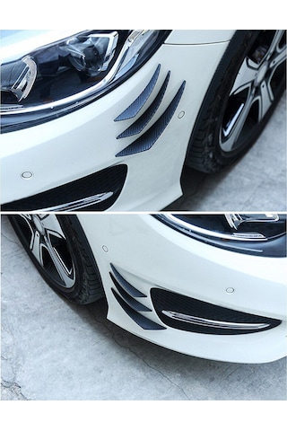 Opel Astra J 2009 Tampon Uyumlu 6lı Süs - Siyah Yapışkanlı