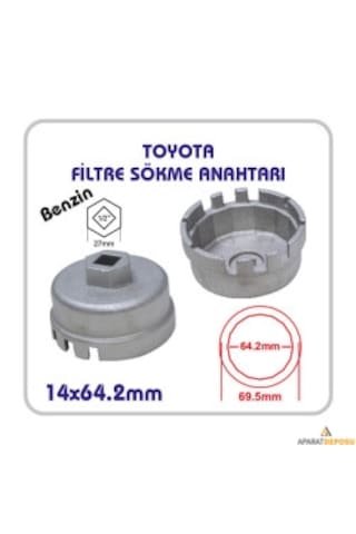 Toyota Benzinli - Yağ Filtre Sökme Anahtarı