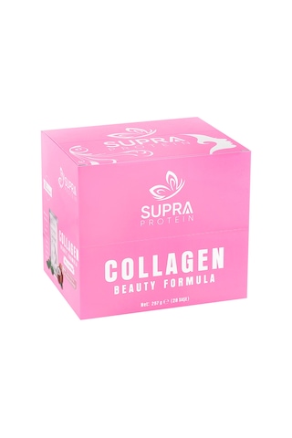 Supra Protein Collagen Beauty Formula 28 Saşe -Kolajen Desteği Hindistan Cevizi Aromalı