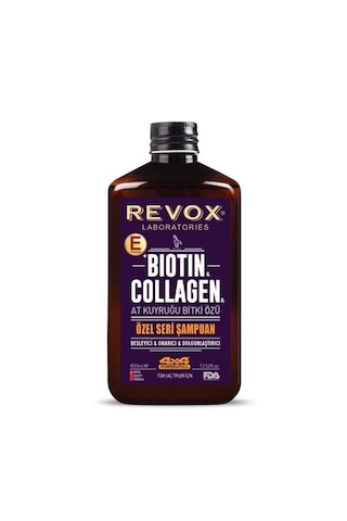 Revox Biotin & Collagen At Kuyruğu Bitki Özlü Şampuan 400 ML