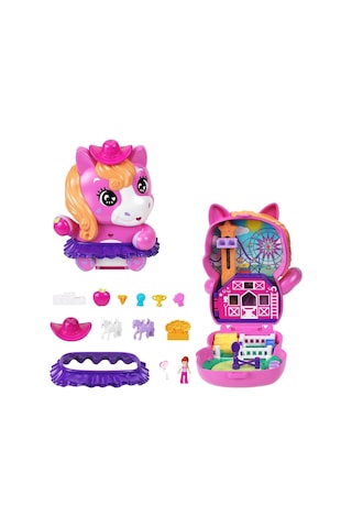 Jcr39 Polly Pocket Midilliyle Rodeo Heyecanı Mikro Oyun Seti Standart