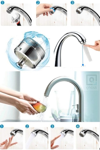 Dokunmatik Iç Dişli Tasaruflu Yeni Nesil Temassız Musluk  Ucu