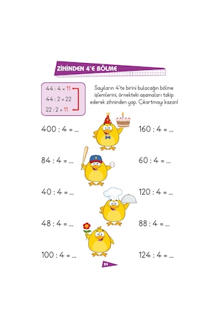 Çıkartmalı Zihinden Matematik-İlk Okul Eğlenceli Matematik- Limonkids