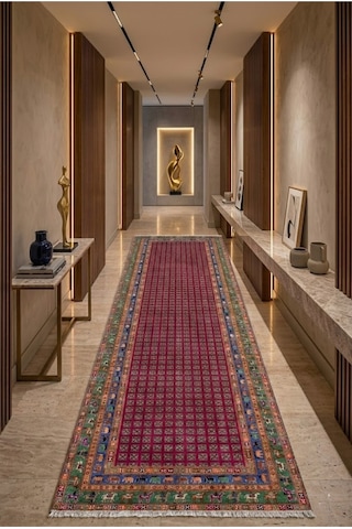 Dekoratif Halı Kaymaz Taban Leke Tutmaz Yıkanabilir Kilim Özel Ölçü Salon Halısı 3023-01 Çok Renkli