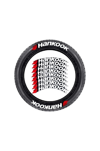Lastik Yazısı / Araba Lastik Yazısı / Tire Text Hankook 8 Li Set + Yapıştırıcı+zımpara