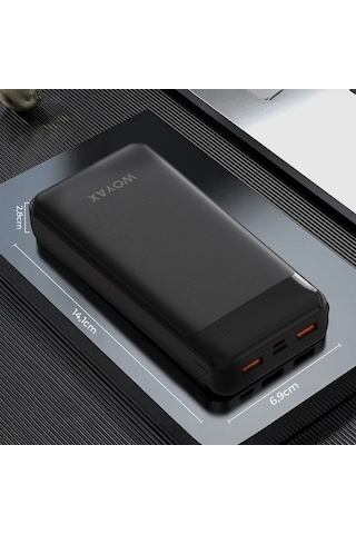 Woyax By Deji Powerbank 20000 mAh 22.5W Hızlı Taşınabilir Şarj Cihazı