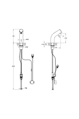 Artema Aquasee A47175Tpl Fotoselli Lavabo Bataryası Elektrikli