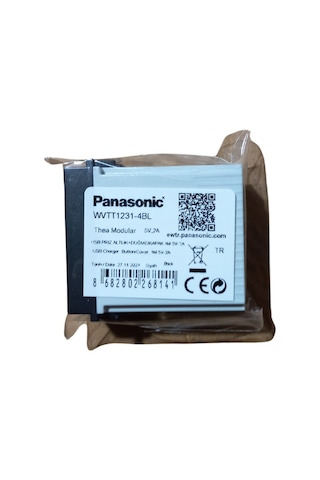 Viko Panasonic Thea Modüler Siyah Usb Şarj Prizi Alt+kapak 1m 5v-2a - Wvtt12314bl-tr