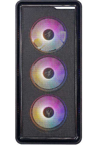 Zalman M3 Plus RGB 4 Adet RGB Fanlı Temper Camlı Siyah mATX Mini Tower Kasa