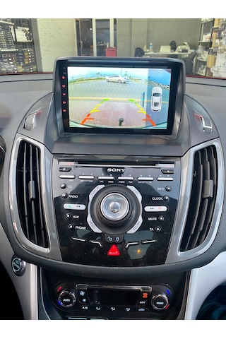 Ford C Max 2011-15 9" Uyumlu Androıd Multimedya Gerçek 2/32 Kablosuz Carplay Geri Görüş Kameralı 9"