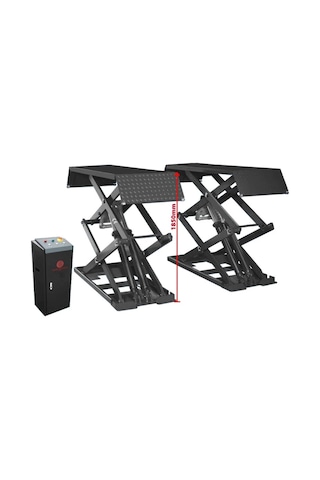 Worldforce 3 Ton Makaslı Lift Hidrolik Sistem 2 Metre 380v 2,2kw Profesyonel Kumandalı Oto Lift
