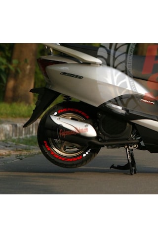 Michelin Scooter Lastik Yazısı Lastik Stiker 10-14inç Arası Uygun