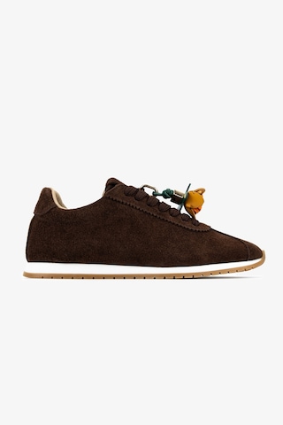 Valmenti Kadın Hakiki Deri Kahverengi Süet Sneakers & Spor Ayakkabı 1009 182 Bn Ayk Y26 Kahve Suet