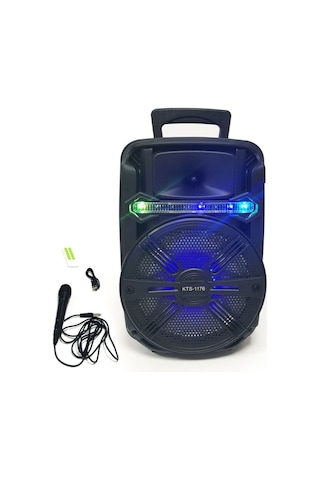 Mikrofonlu Taşınabilir Kablosuz Toplantı Hoparlörü Bluetooth Speaker