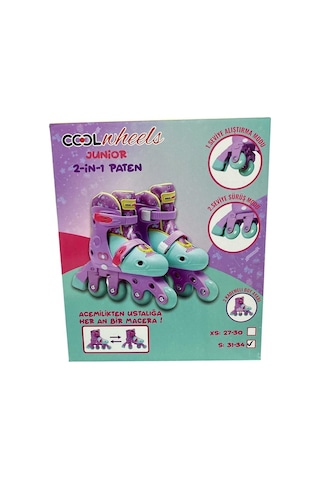 31-34 2 İn 1 Otomatik Alıştırma Olan Paten 8859 Pembe