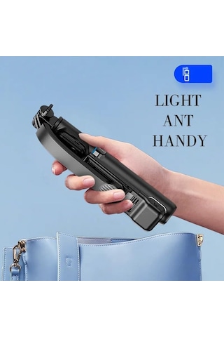 C01s Çok Amaçlı Işıklı Selfie Çubuğu Masa Üstü Tripod Kumandalı Selfie Dolgu Işığı Dahil 107 Cm 50 x 22