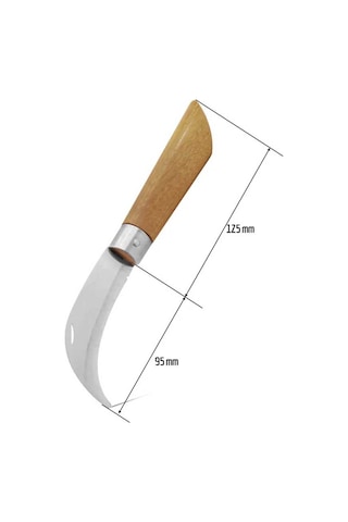 Bağ Ası Bıçağı Eğri Uçlu Ası Bıçağı 2'li Set 22 Cm