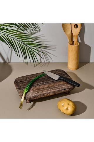 Pratik Mini Şef Bıçağı - Siyah- 25 Cm Siyah