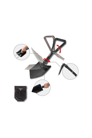 Workpro Wp335006 570mm Katlanabilir Çok Amaçlı Profesyonel Kamp Küreği