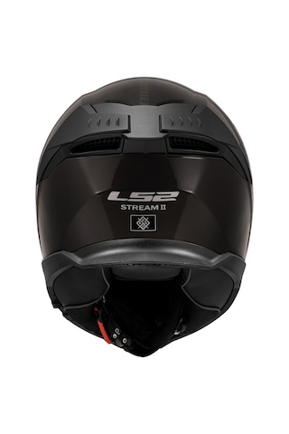 Ls2 Stream 2 Thunderbız Siyah Fullface Motosiklet Kaskı Sİyah
