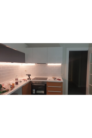 Mutfak Dolabı Ve Tezgah Altı 200 Cm Günışığı Led Şerit Profil