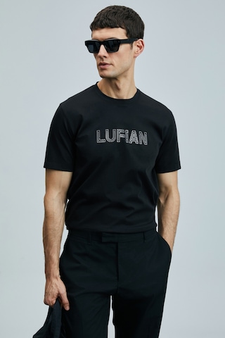 Lufian Erkek T Shirt 111020240 Siyah Siyah