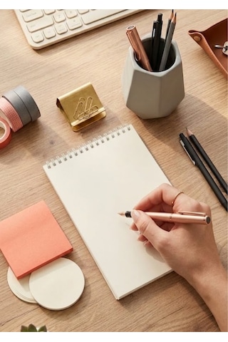 A5 Not Defteri Renkli Radyo Kapak Çizgisiz Defter 50 Yaprak 2'li Set Çok Renkli