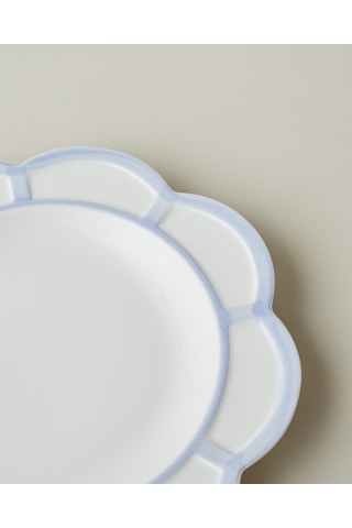English Home Soft Cloud Stoneware Çukur Tabak 26 Cm Açık Mavi