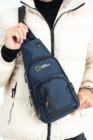 Mega Bag The Northwest M-1007 Unisex Spor Ve Günlük Kullanıma Uygun Göğüs Çapraz Çanta Sırt Çanta Lacivert