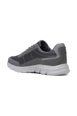 Günlük Erkek Yetişkin Sneaker Spor Ayakkabı Bağcıklı Büyük Numara Rahat Esnek 050c Füme