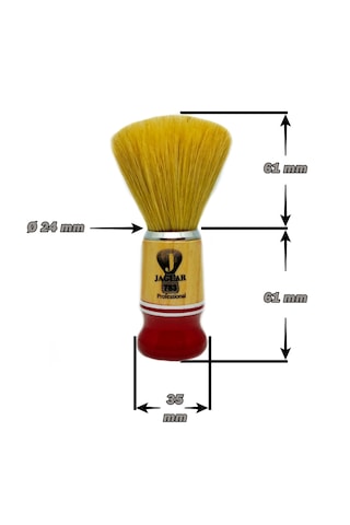 Jaguar 783 Ahşap Saplı Doğal Kıl Tıraş Fırçası, Tıraş Sabunu Seti