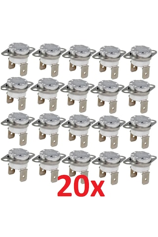 20 Adet Ksd302 60c 16a Limit Termostat