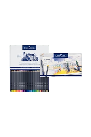 Faber-Castell Goldfaber Sulu Boya Kalemi, 36 Renk, Solmaya Dayanıklı Pigment, Yumuşak ve Canlı Renkler