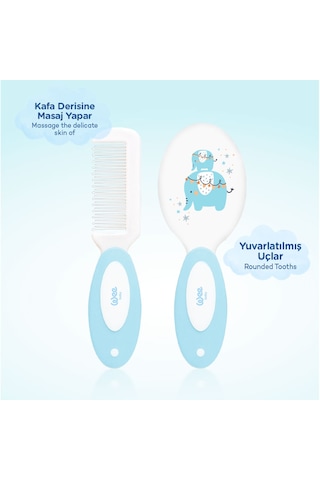 Wee Baby  Fırça Tarak Seti Pembe