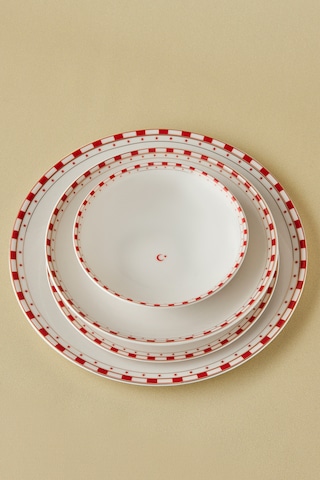 Karaca Türkiye Serisi Pasta Tabağı 19 Cm Kırmızı