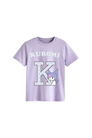 Sea Bubbles Kuromi Kız Çocuk Tişört St10399 Lila
